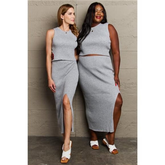 Sew In Love She's All That Fitted Two-Piece Skirt Set - Picture 1 of 11